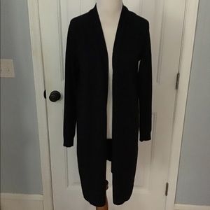 Versatile Navy Long Cardigan